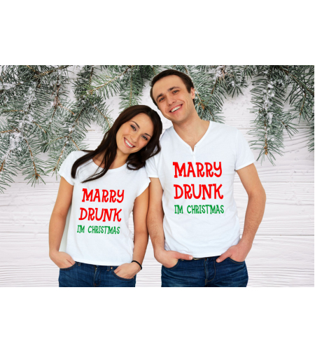 Бели тениски за двама - Marry drunk, im christmas