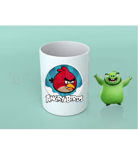Забавна керамична чаша - Angry Birds 4