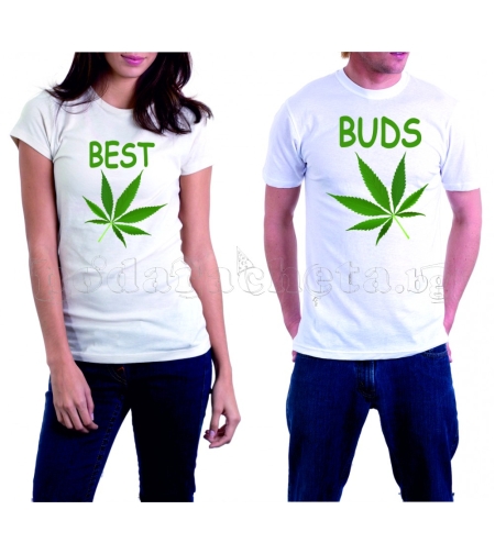 Бели тениски за двама - Best Bude Marijuana