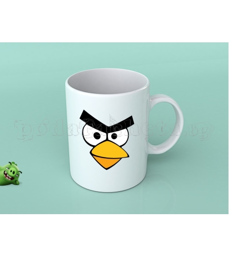 Забавна керамична чаша - Angry Birds 1