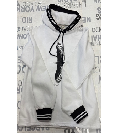 мъжка блуза с качулка