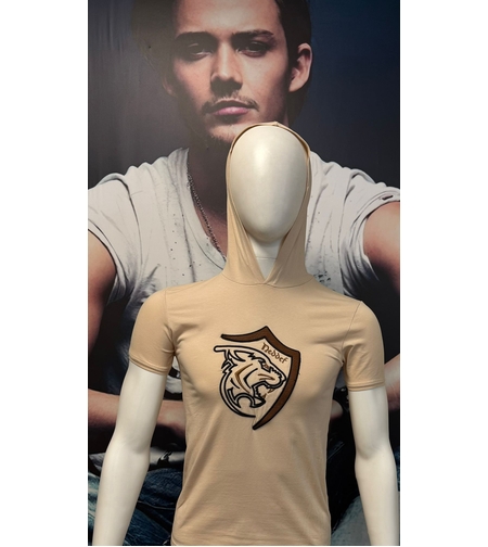 мъжка тениска с качулка