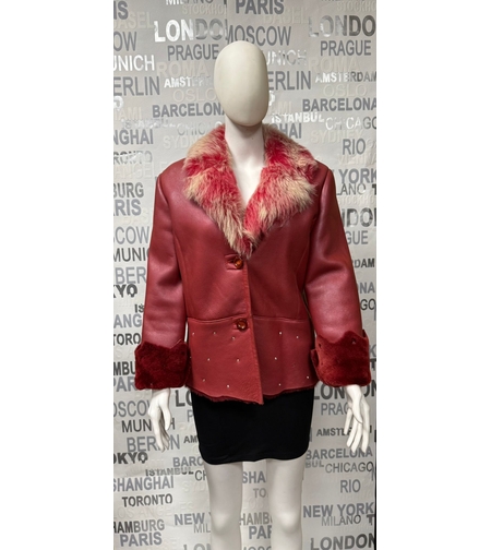 дамско  яке от естествена кожа