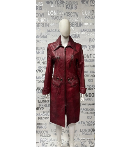 дамско  палто от естествена кожа