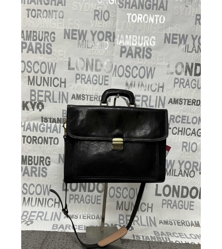 мъжка чанта за документи от естествена кожа