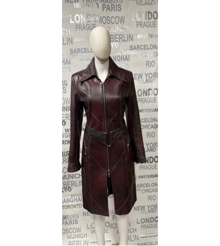 дамско  палто от естествена кожа