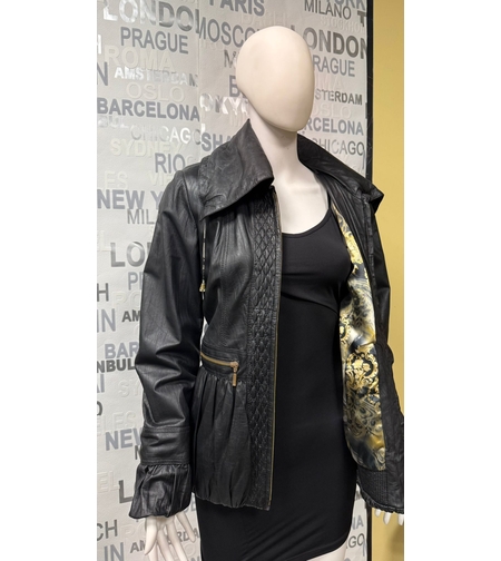 дамско  яке от естествена кожа