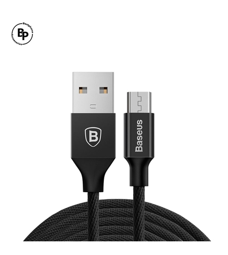 (Baseus) Кабел Yiven USB - Micro, (1m) (2.0A) Black