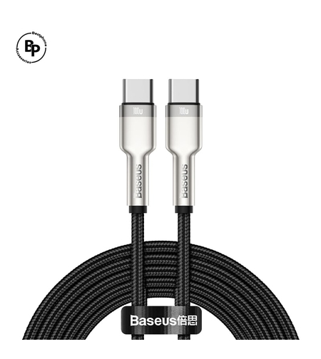 (Baseus) Кабел Cafule Type-C - Type-C, (2m) (100W) Black