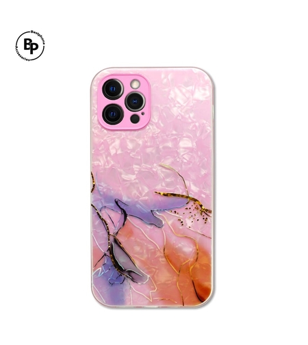 Силиконов кейс Marble iPhone 12 Pro Pink