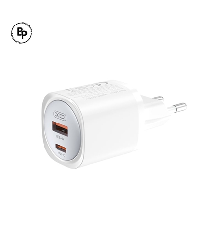 Адаптер XO CE21 PD, Type-C / USB Гнездa (30W) White
