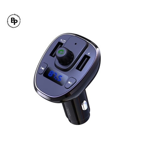 Зарядно за кола XO FM BCC05 Bluetooth MP3, трансмитер (18W) Black