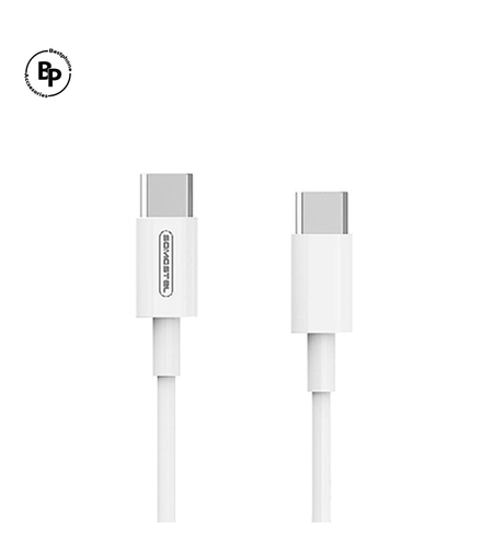 Кабел Somostel SMS-BT10 PD Type-C - Type-C, (1.2m) (18W) White