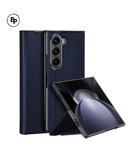 Кожен Калъф Dux DUCIS BRIL Samsung Z Fold 6 Blue
