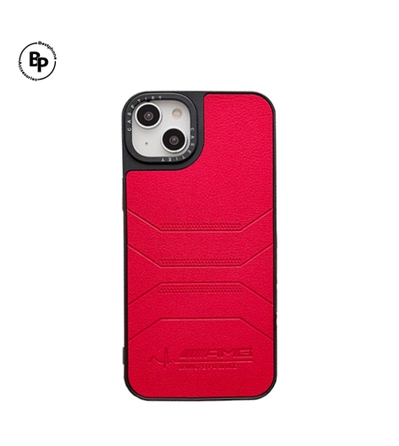 Силиконов кейс AMG iPhone 14 Plus Red