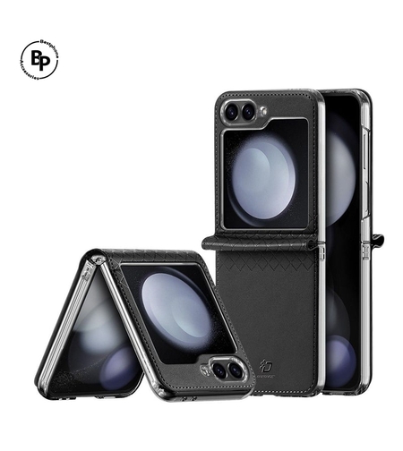 Кожен Калъф Dux DUCIS BRIL Samsung Z Flip 6 Black