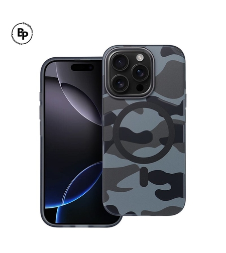 Гръб F-Protect Dual Layer Magsafe iPhone 16 Pro Black Camo
