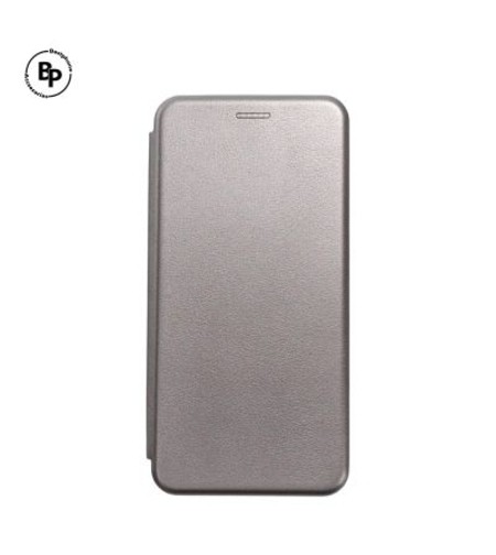 Кожен Калъф Elegance book Huawei P Smart 2021 Silver
