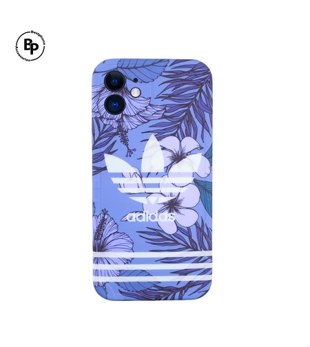 Силиконов Кейс Adidas Purple Flower iPhone 12 Pro