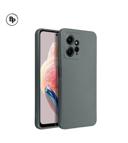 Силиконов Кейс Metallic Redmi Note 12 4G Grey