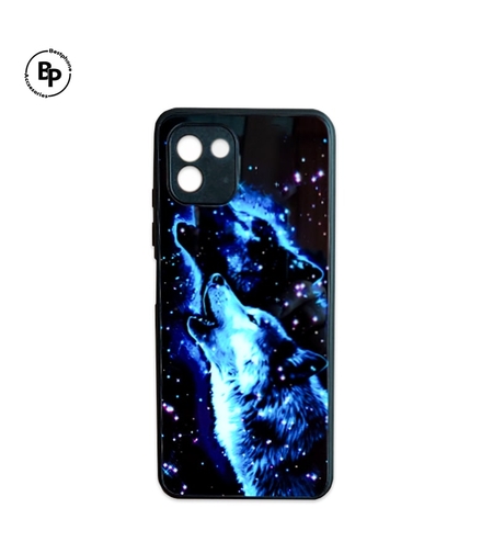 Твърд Стъклен Кейс Realme C21 Wolf