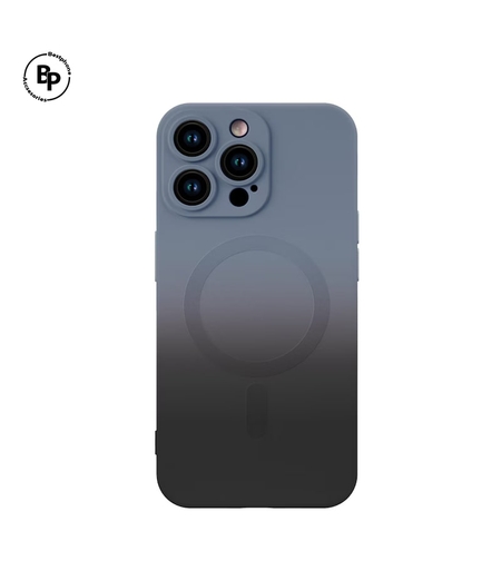 Силиконов Кейс Gradient MagSafe iPhone 15 Plus Black