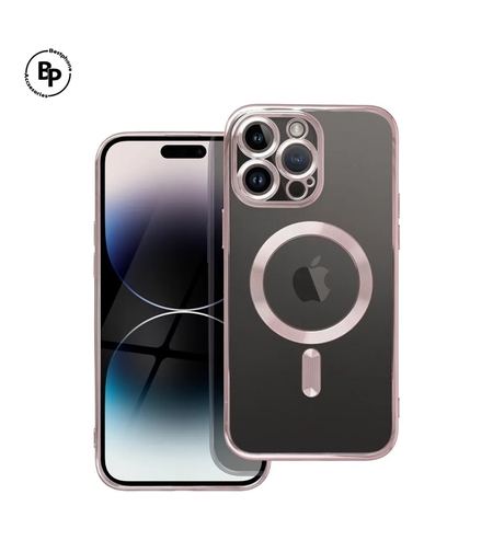 Силиконов Кейс Electro Magsafe iPhone 15 Pro Max Rose Gold