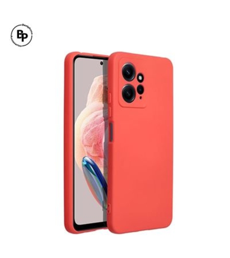 Силиконов Кейс Metallic Redmi Note 12 4G Peach