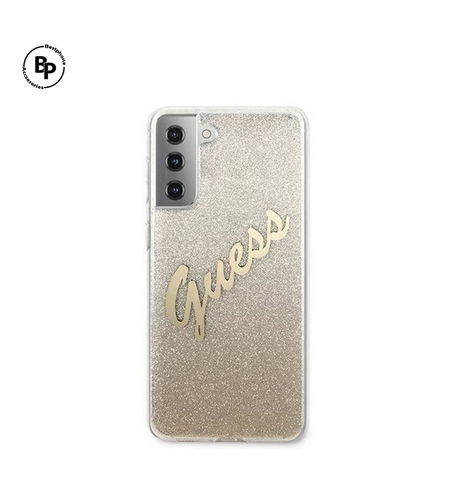 Кейс Guess Samsung S21 Glitter Gold