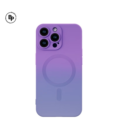 Силиконов Кейс Gradient MagSafe iPhone 15 Pro Purple
