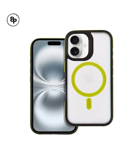 Твърд Силиконов Кейс Neo iPhone 16 Yellow