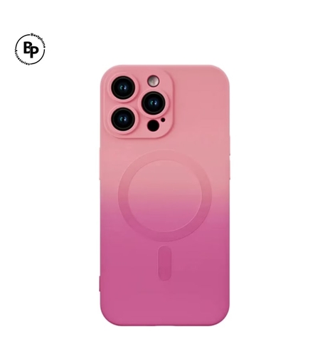 Силиконов Кейс Gradient MagSafe iPhone 15 Plus Pink