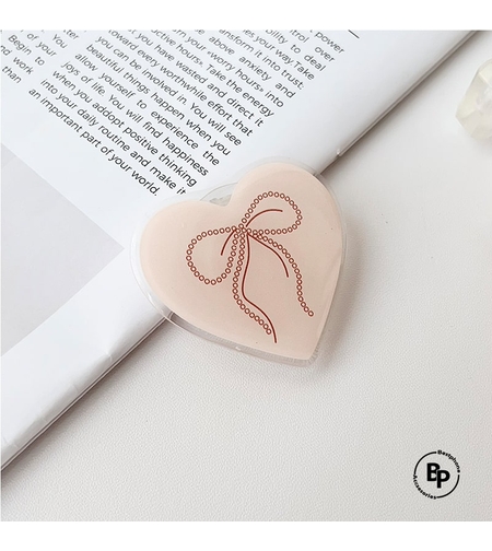 Pop Socket Pink Heart #1