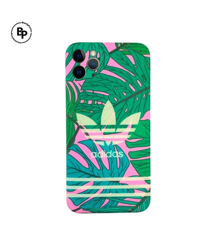 Силиконов Кейс Adidas Green Flower iPhone 12 Pro