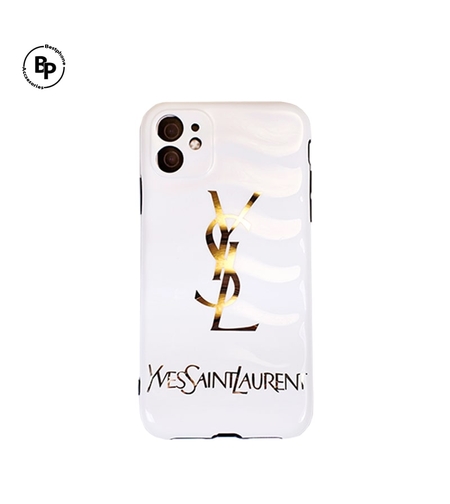 Силиконов кейс YSL iPhone 7 Plus / iPhone 8 Plus White