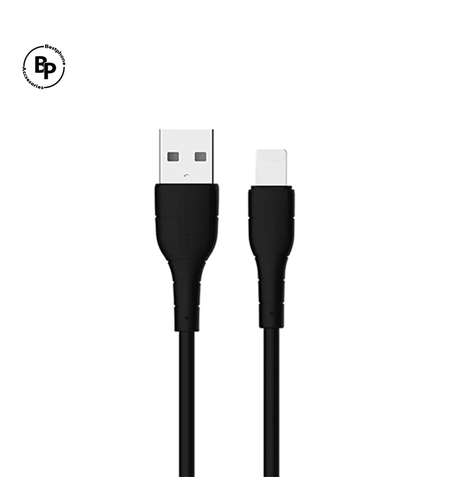 Кабел Somostel SMS-BP14 Usb - Lightning, (1m) (3.1А) Black