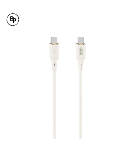 Кабел XO NB-Q261 Type-C - Type-C (1m) (60W) Beige