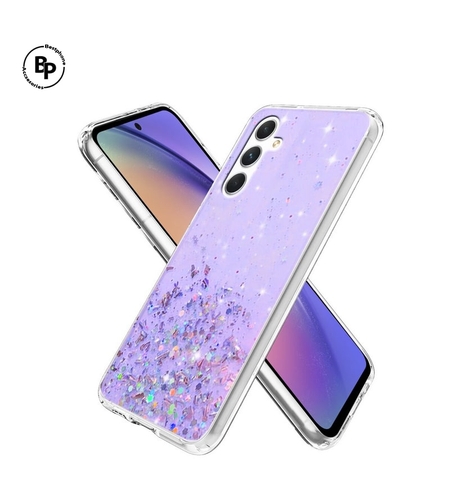 Гръб Glitter Redmi Note 9T Purple