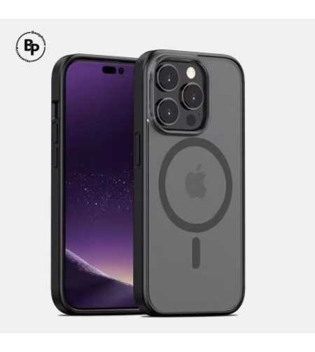 Силиконов Кейс Matte Skin iPhone 15 Pro Black