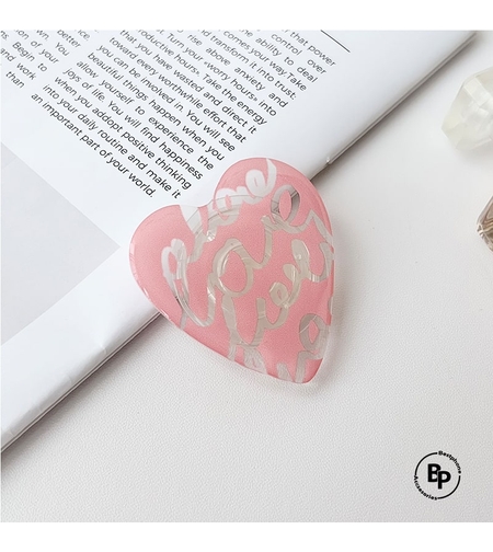 Pop Socket Pink Heart #2