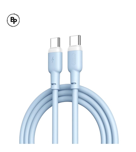 Кабел XO NB208B Type-C - Type-C,(1m) (60W) Blue