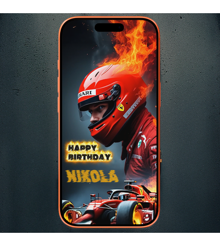 Formula 1 Birthday Party Invitation – Fast Cars, Racing Fun & Kids’ Celebration