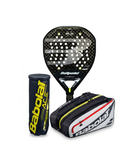 Комплект термочанта RH PRO PADEL BLACK + Bullpadel XPLO 26 + топки ACE PADEL