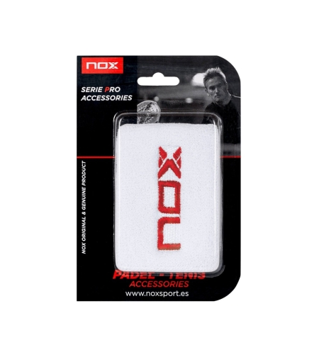 Nox Tennis/Padel Wristband White/Red