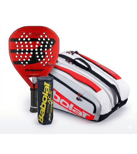 Комплект термочанта RH PRO PADEL JUAN LEBRON 2025 + Bullpadel XPLO Comfort 25 + топки ACE PADEL