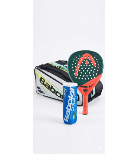 Комплект термочанта RH PRO PADEL MULTICOLOR + Head Radical Motion 2026 + топки COURT PADEL X3
