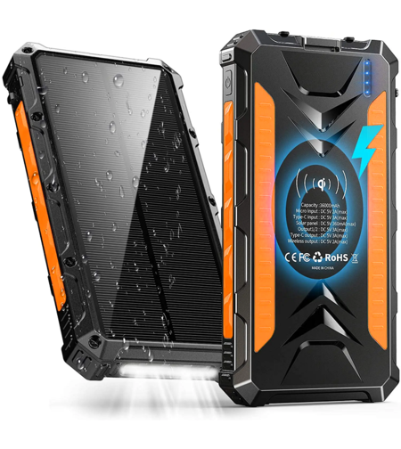 Слънчева акумулаторна батерия / Solar Power Bank 20000 mAh