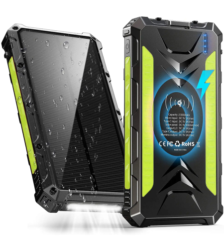 Слънчева акумулаторна батерия / Solar Power Bank 20000 mAh