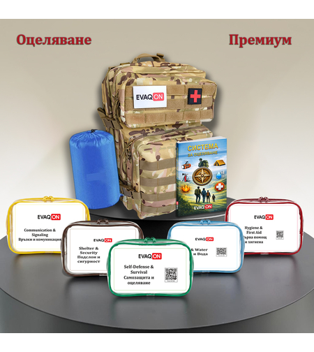 Комплект за оцеляване - Евакон Премиум за пълна автономност при войни, бедствия и др.