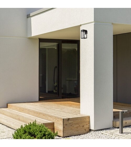 Модерен външен аплик Zernest E27 – стилно фасадно осветление с IP54 защита